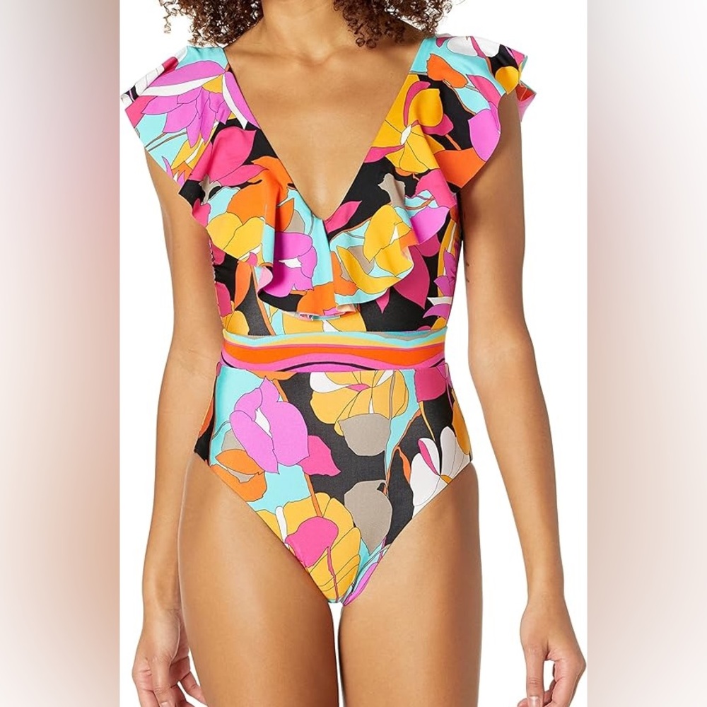 Trina Turk Multicolor Floral Women’s One Piece